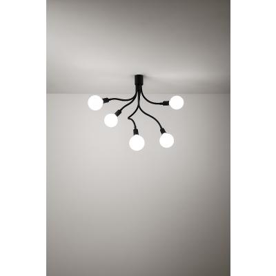 PLAFONIERA IN GOMMA COL.NERO